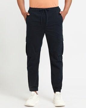 men relaxed fit cargo pants