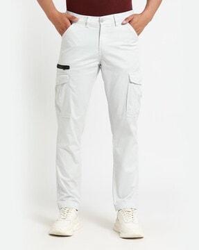 men relaxed fit cargo pants