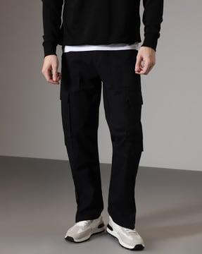 men relaxed fit cargo pants