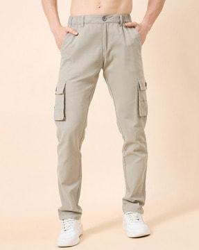 men relaxed fit cargo pants