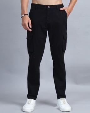 men relaxed fit cargo pants