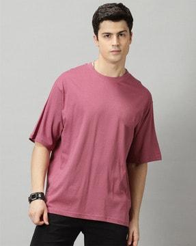 men relaxed fit crew-neck t-shirt