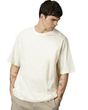 men relaxed fit crew-neck t-shirt