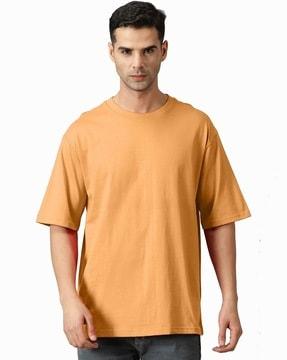 men relaxed fit crew-neck t-shirt