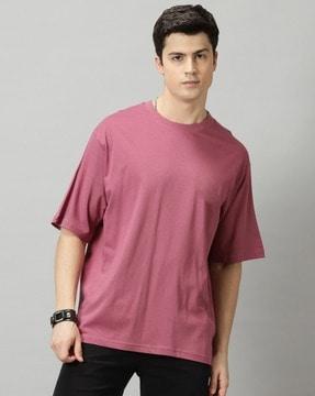 men relaxed fit crew-neck t-shirt