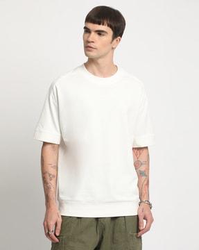 men relaxed fit crew-neck t-shirt