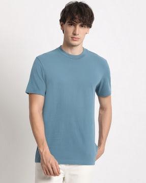 men relaxed fit crew-neck t-shirt