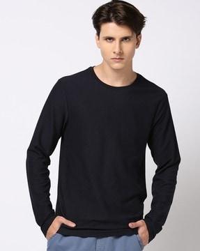 men relaxed fit crew-neck t-shirt