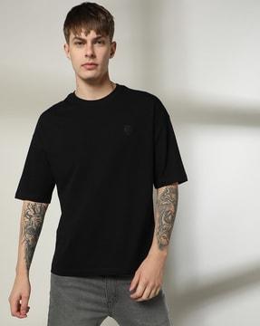 men relaxed fit crew-neck t-shirt