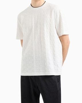 men relaxed fit crew-neck t-shirt