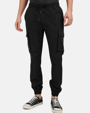 men relaxed fit jogger pants