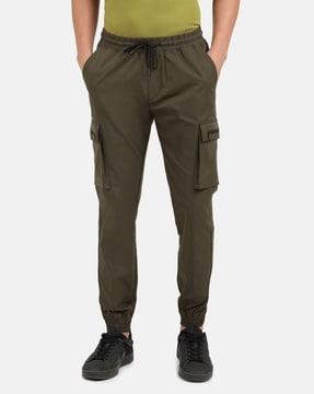 men relaxed fit jogger pants