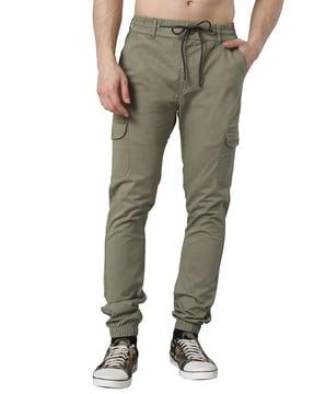 men relaxed fit jogger pants