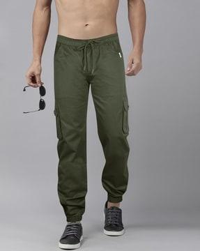 men relaxed fit jogger pants