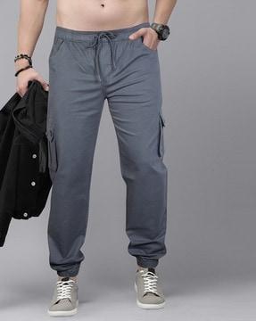 men relaxed fit jogger pants