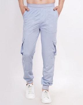 men relaxed fit jogger pants