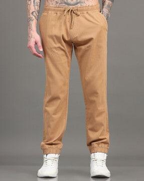 men relaxed fit jogger pants