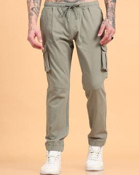 men relaxed fit jogger pants