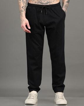 men relaxed fit jogger pants