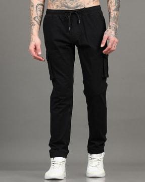 men relaxed fit jogger pants