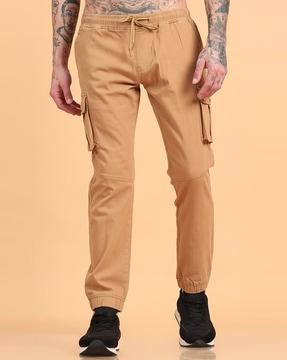 men relaxed fit jogger pants