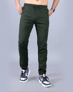 men relaxed fit jogger pants