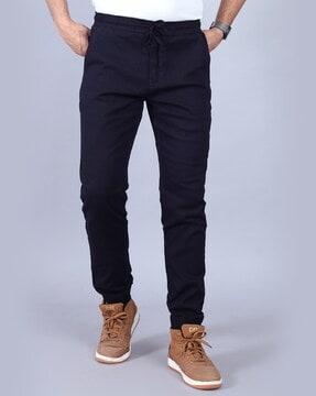 men relaxed fit jogger pants