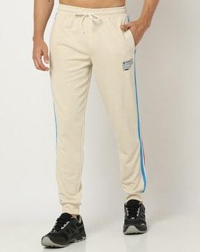 men relaxed fit joggers with insert pockets