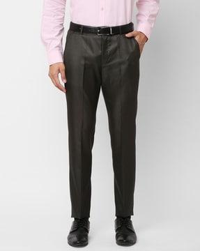 men relaxed fit pants with insert pockets