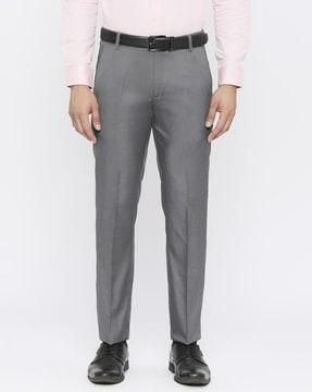 men relaxed fit pants with insert pockets