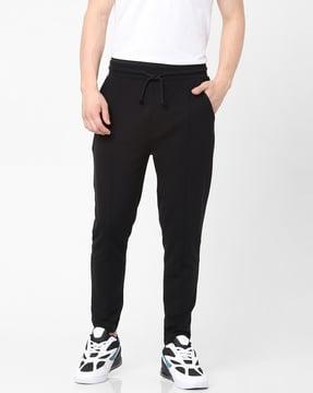 men relaxed fit pleated pants