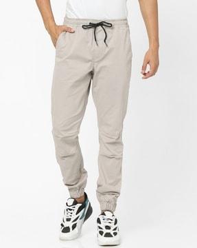 men relaxed fit pleated pants