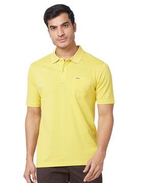 men relaxed fit polo t-shirt