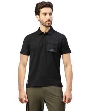 men relaxed fit polo t-shirt