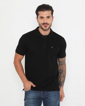 men relaxed fit polo t-shirt