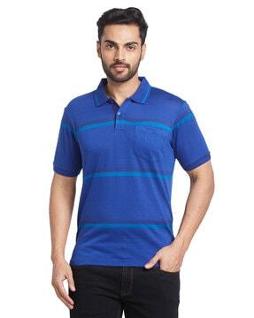 men relaxed fit polo t-shirt