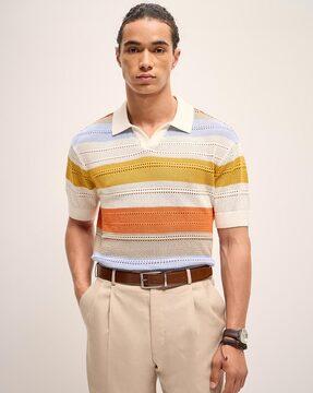 men relaxed fit polo t-shirt