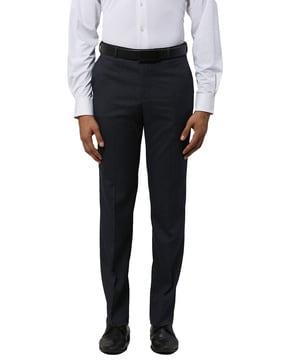 men relaxed fit trousers with insert pockets