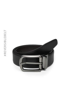 men reversible wide belt