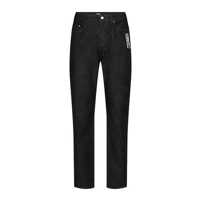 men rinse-wash karl ikonik regular-fit jeans