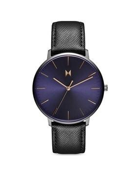 men round-dial analogue watch - 28000333-d