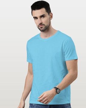 men round-neck regular fit t-shirt