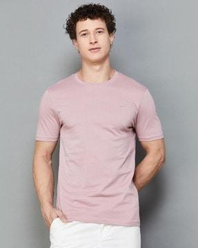 men round-neck regular fit t-shirt