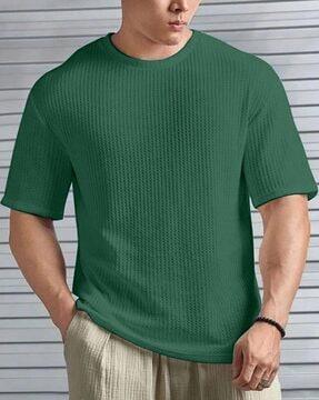 men round-neck regular fit t-shirt