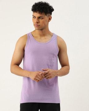 men round-neck vest