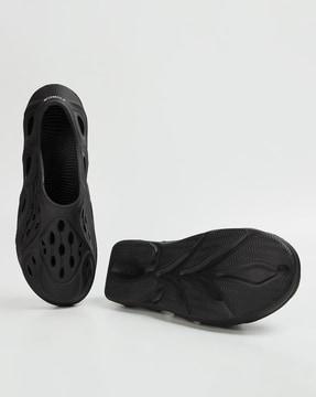 men round-toe clogs with slingback