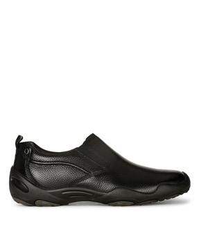 men round-toe formal slip-on shoes