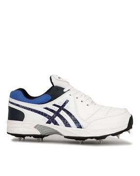 men round-toe lace-up cricket shoes