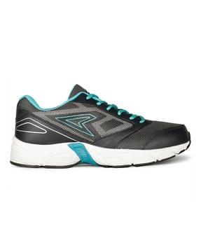 men round-toe running shoes