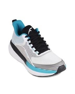 men round-toe running shoes